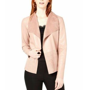 BAR III [Medium] Nude Moleskin Drape Front Jacket